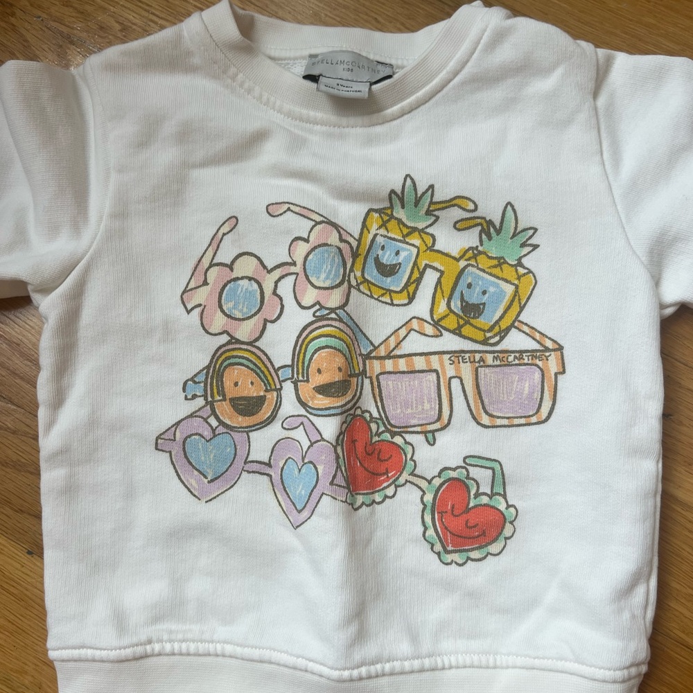 Stella McCartney Sunglasses Printed Sweatshirt (3T) - Picture 4 of 5